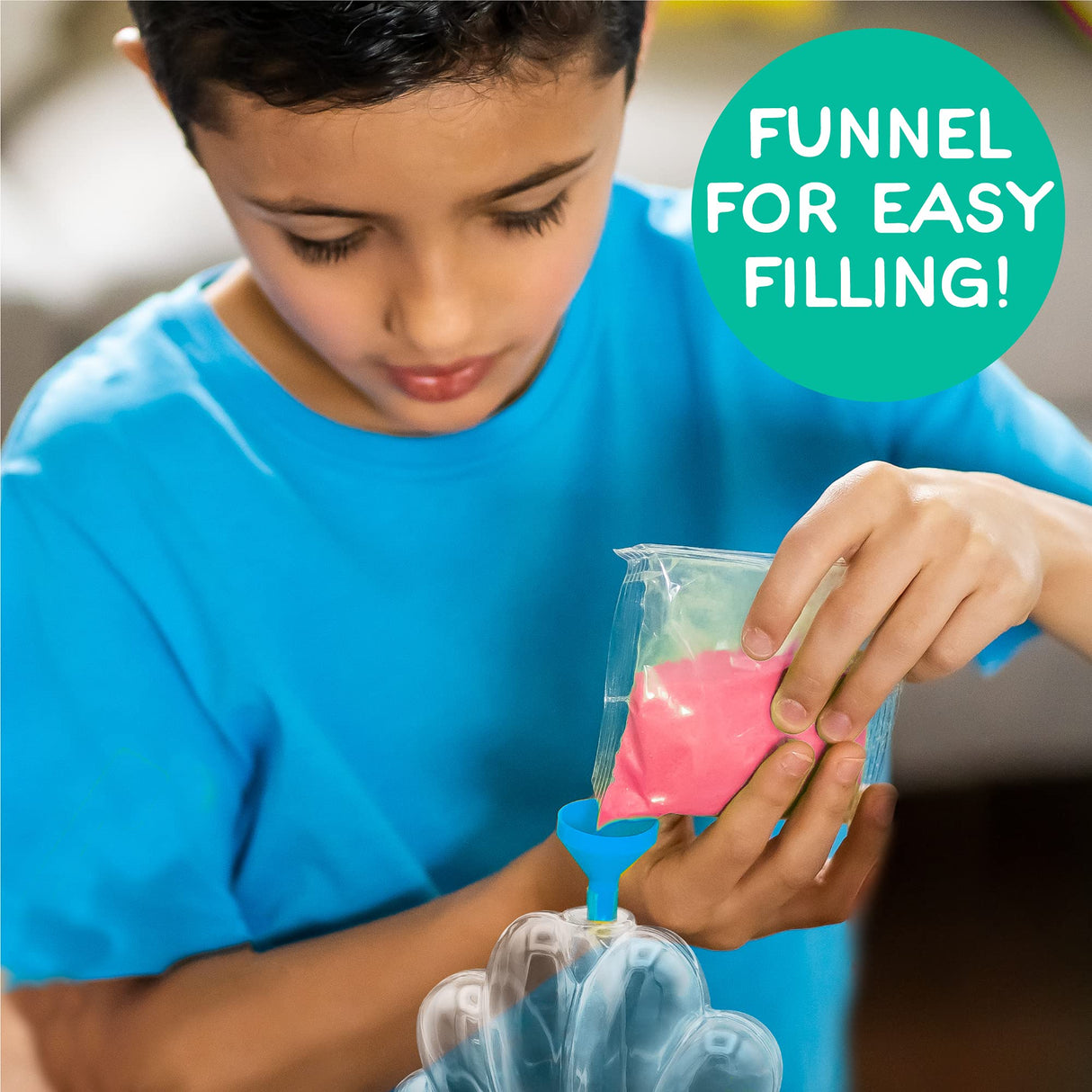 Made By Me Create Your Own Underwater Sand Art, Includes 6 Ocean-Themed Bottles, 8 Sand Colors, Glitter, & Funnel, Great Staycation or Group Activity, Party Idea, DIY Sand Art For Kids Ages 6, 7, 8, 9 Made By Me