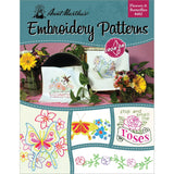Aunt Martha's 402 Flowers and Butterflies Embroidery Transfer Pattern Book, Over 25 Iron On Patterns Aunt Martha's