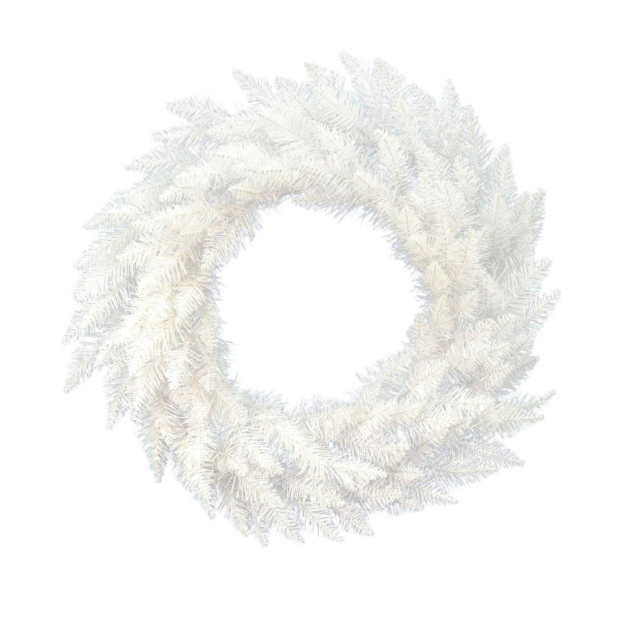 Vickerman 36" Sparkle White Spruce Artificial Christmas Wreath, Unlit - Faux Spruce Christmas Wreath - Seasonal Indoor Home Decor Vickerman