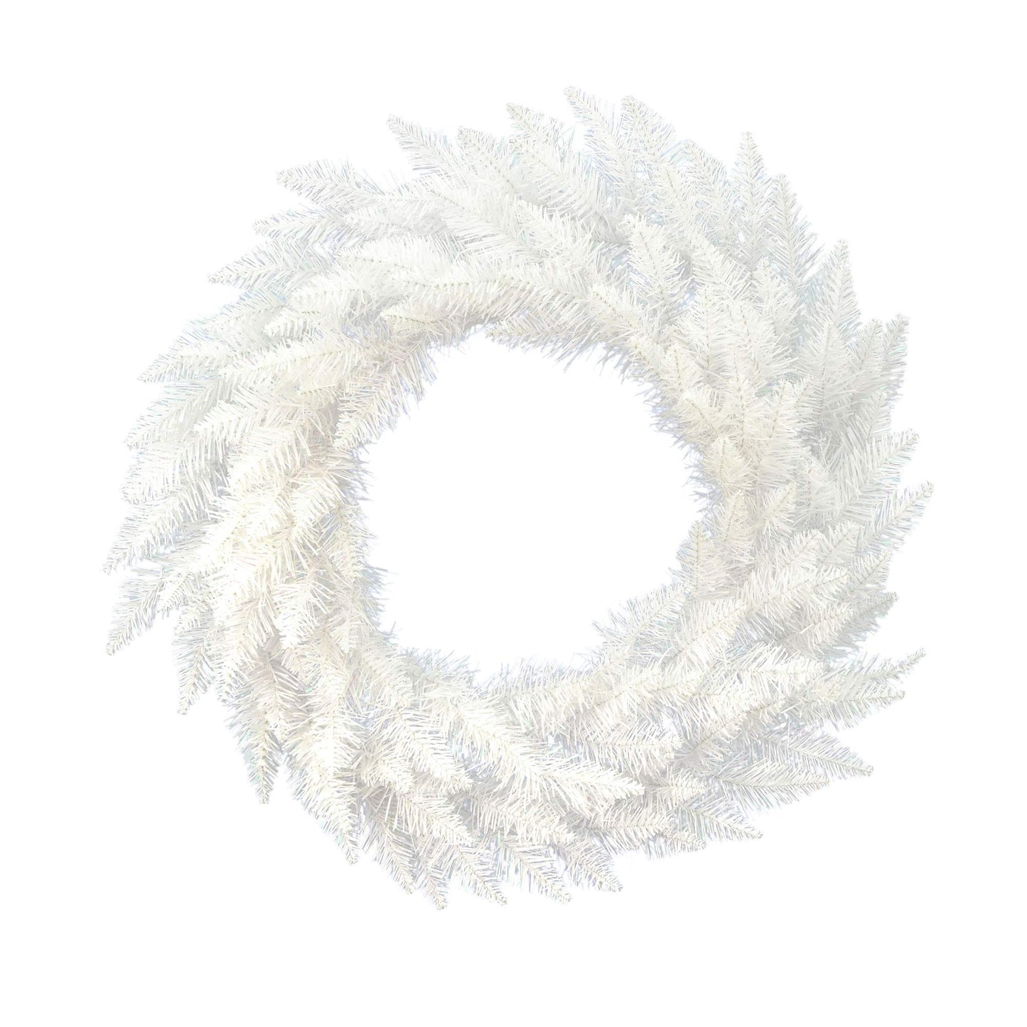 Vickerman 36" Sparkle White Spruce Artificial Christmas Wreath, Unlit - Faux Spruce Christmas Wreath - Seasonal Indoor Home Decor