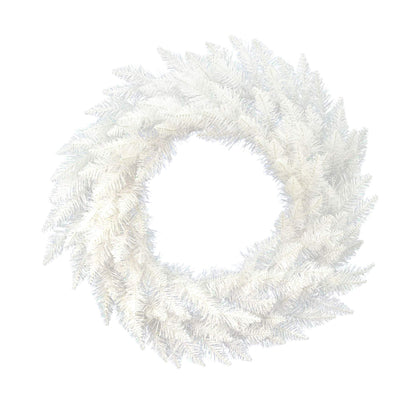 Vickerman 36" Sparkle White Spruce Artificial Christmas Wreath, Unlit - Faux Spruce Christmas Wreath - Seasonal Indoor Home Decor