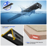 REIBII Set of 2 Garage Shelving, 2015LBS Adjustable Metal Shelving, 5 Tier Storage Shelves for Garage, Pantry, Kitchen, Basement 72.1" H x 35.54" W x 15.75" D Heavy Duty Shelving Unit REIBII