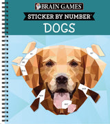 Brain Games - Sticker by Number: Dogs (28 Images to Sticker) WoodArtSupply