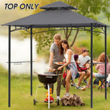MASTERCANOPY Grill Gazebo Replacement Canopy Top for Model L-GG001PST-F (Gray) MASTERCANOPY