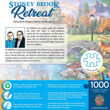MasterPieces 1000 Piece Jigsaw Puzzle for Adults, Family, Or Youth - Stoney Brook Cottage - 19.25"x26.75" Masterpieces