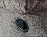 Signature Design by Ashley Tulen Modern Manual Pull Tab Reclining Loveseat, Dark Gray Signature Design by Ashley