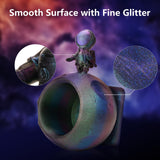 ERYONE Burnt Titanium Rainbow PLA Filament 3D Printer 1.75mm +/-0.03mm, 1kg(2.2LBS)/Spool, Galactic (Green & Blue & Rose Red) ERYONE