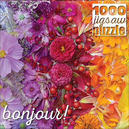 Buffalo Games - Meghan Crandall - Gradient Flora - 1000 Piece Jigsaw Puzzle for Adults -Challenging Puzzle Perfect for Game Nights - Finished Size is 26.75 x 19.75