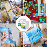 Stretched Canvas for Painting - 8x10 Inch/20 Canvas Value Pack - Triple Primer Acid Free 100% Cotton Blank Canvas for Painting Supplies Oil and Acrylic Pouring Art Watercolor Hdviai