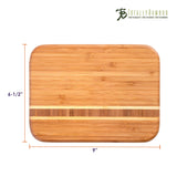 Totally Bamboo Barbados Bamboo Wood Cutting Board, 9" x 6.5" Totally Bamboo
