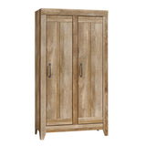 Sauder Adept Storage Pantry Cabinet, L: 38.94" x W: 16.77" x H: 70.98", Craftsman Oak finish Sauder