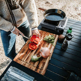 Gas One Portable Butane Camping Stove with Case: Automatic Ignition, Precise Heat Control - Camping & Tailgating and Outdoor Cooking Gas One