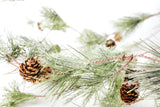 CraftMore Smokey Pine Garland 6 Feet CraftMore