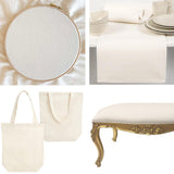 Barcelonetta | Canvas Fabric | Cotton Duck | Heavy | Natural 10oz | 62'' Wide | Arts & Crafts, Backings, Covers, Placemats (1 Yard) Barcelonetta