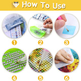 SKRYUIE 5D Large Diamond Painting Kits Landscape - DIY Diamond Art Kits for Adults Flower, Full Round Drill - Crystal Embroidery Cross Stitch - Craft for Wall & Office Decor - 12x30 inch / 30x80 cm C6 SKRYUIE