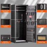 Bonusall 10-14 Rifle Gun Cabinet,Rifle Safe Cabinets for Home Storage,Home Gun Locker for Rifles and Shotguns with Firproof, Gun Safes & Cabinets with Adjustable Shelves & Handgun Pockets Bonusall