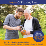 Puzzlefold Origami Kit Puzzle Games - 100 Puzzles, 200 Sheets Brain Puzzles for Adults, Teens, Paper Folding Challenge, Brain Teasers for Adults, Kids Ages 12-14 Teenagers, Teen Girls & Teen Boys Smartstoy
