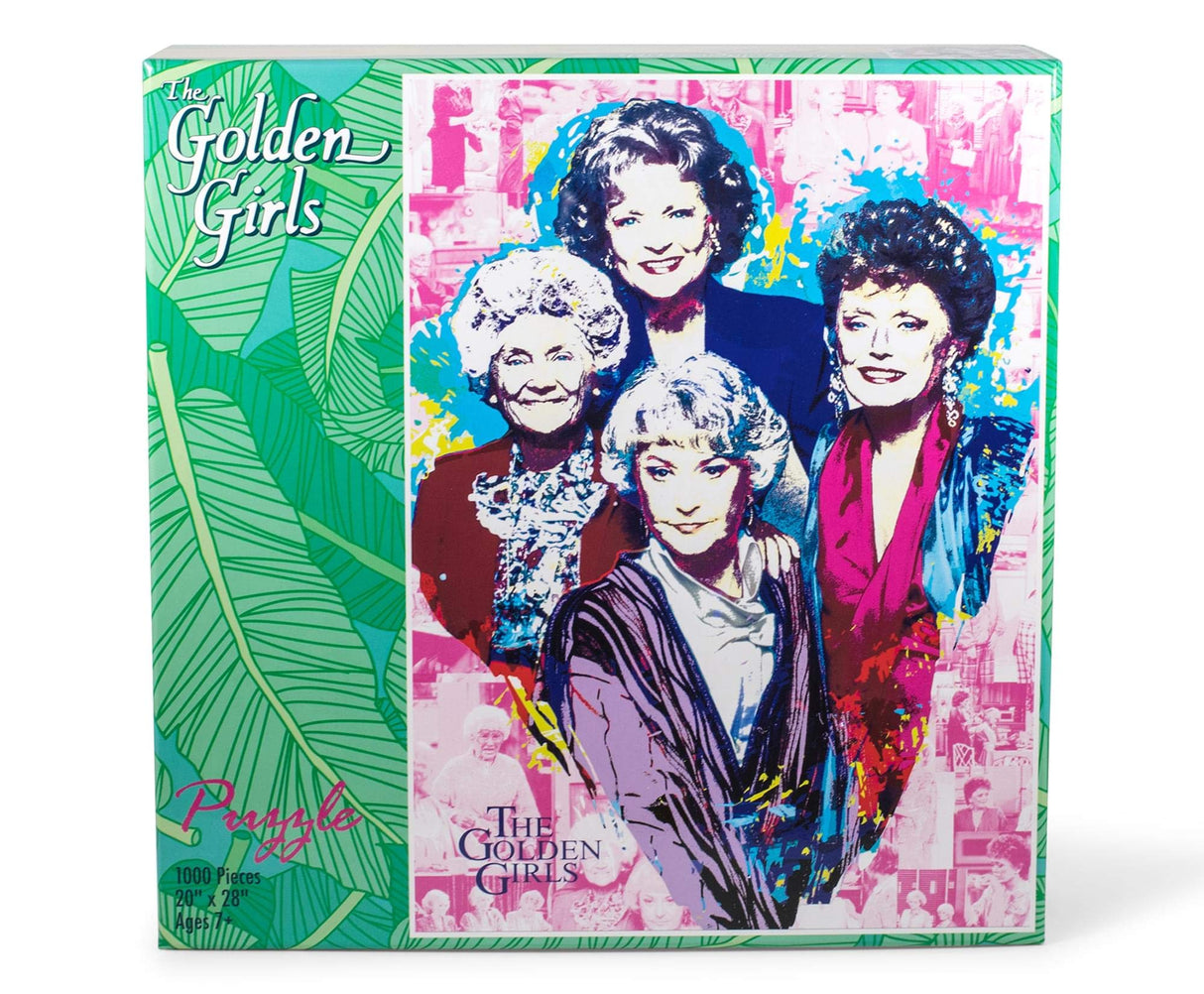 The Golden Girls Puzzle for Adults and Kids | 1000 Piece Jigsaw Puzzle | Funny Retro '80s TV Show Collage | Interactive Brain Teaser for Family Game Night | 28 x 20 Inches Toynk