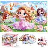 Jumbo Floor Puzzle for Kids,48 Piece Princess Large Jigsaw Puzzles,Puzzle for Toddler Ages 3-5,Preschool Educational Intellectual Development Toy Gift for Boys & Girls Ages 4-8 IFLOVE