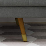 Christopher Knight Home GDFStudio Christopher Knight Home Aidan Mid Century Modern Tufted Fabric Sofa, Gray Christopher Knight Home