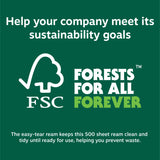 Staples 562788 11-Inch X 17-Inch Multipurpose Paper 20 Lbs. 96 Brightness 500/Ream (05033) STAPLES