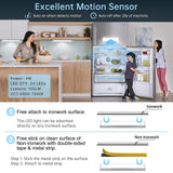 Lightbiz LED Closet Light with Charging Station, 24-LED Dimmer Motion Sensor Under Cabinet Light Wireless Stick-Anywhere with Remote for Stairs,Kitchen,Hallway (3 Pcs) Lightbiz