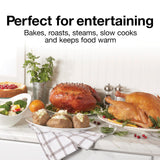 Proctor Silex 24-Pound Electric Roaster Oven with Variable Temperature Control, Self-Basting Lid & Removable Pan, 18 Quart, Black (32211) Proctor Silex