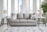 Signature Design by Ashley Stairatt Contemporary Sofa with Removable Cushions, Light Gray Signature Design by Ashley