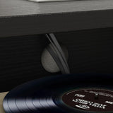 AIEGLE Modern TV Stand for 100+ Inch TVs, Entertainment Center with 2 Drawers & Shelves, Large Media Console Table TV Cabinet with Storage for Living Room, Black (94.5" W x 15" D x 12.4" H) AIEGLE