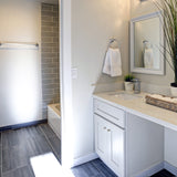 Brookings 24 Inch Bathroom Vanity, Ready to Assemble, Solid Wood, Sherwin Williams® White – Design House, 586933 Design House