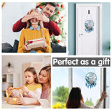 Bimkole Dream Catcher Wolf Diamond Art Hanging Kit for Adult, DIY 5D Diamond Art Painting Window Pendant, Acrylic Crystal Art Hanging Ornament for Wall Home Garden Front Door Decor - 7.8x7.8 Inch Bimkole