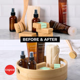 Copco Bamboo High Wall Turntable, Revolving Lazy Susan, Spice Organizer Copco