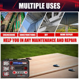 wesleydrill Rivet Gun Adapter Kit,Professional Riveting Insert Nut Hand Tool Kit,2.4/3.2/4.0/4.8mm Diameter Rivet Head, Aluminum Housing, Fit for Cordless Drill,Sheet Metal Work wesleydrill