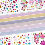 ArtCreativity Fairy Wand Kit, Includes 18 Wooden Wands, 18 Ribbons, and 5 Gem Sticker Sheets - Wand Decorating Kit - Birthday Party Crafts for Kids - Princess Party Activity ArtCreativity