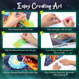 HEYKYY Diamond Painting Kits for Adults Soccer, 5D Round Rhinestone Diamond Arts Kits for Beginners, Crystal Mosaic Making Home Decor Christmas Gift Soccer Art Craft 12x16 inch HEYKYY