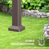 VINGLI 8.8’x 10.8' Outdoor Pergola Aluminum Retractable Pergola Canopy with Adjustable Roof, Garden Pergola for Deck, Porch, Garden, Yard (Khaki) VINGLI