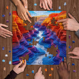 Impossible Landscape Puzzles for Adults 1000 Pieces, Unique Canyon Puzzles Paper Cut Art Puzzle, Difficult Nature Jigsaw Puzzles, Hard Challenging Puzzles Scenery PICKFORU