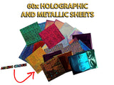 Marvin's Magic - Magic Foil Rainbow Stickers - Foil, Metallic & Holographic - Magical Art Supplies - 150 Stickers & More Marvin's Magic