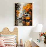 Paint by Numbers Kit for Adults- Fall Maple Tree Adult Paint by Number Kits on Canvas for Beginners, Tramway DIY Acrylic Oil Number Painting Kits for Home Wall Decor Gift 16"x 20" (without Frame) Offito