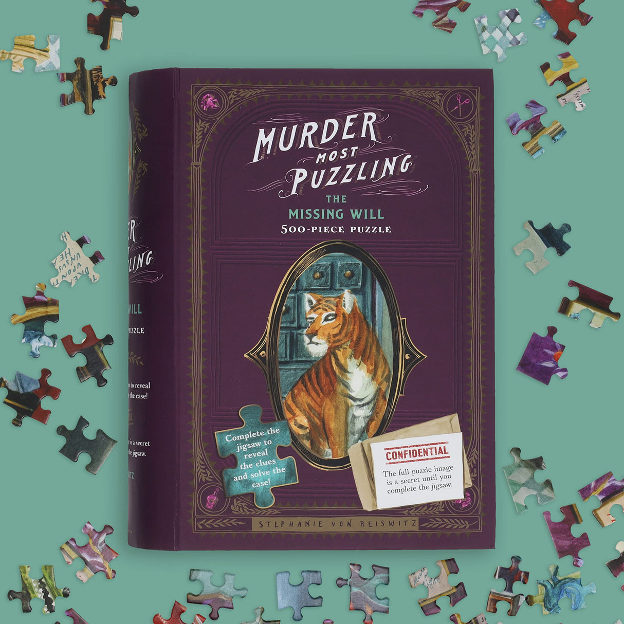 Murder Most Puzzling: The Missing Will 500-Piece Puzzle Chronicle Books