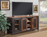 Martin Svensson Home Santa Fe 70" TV Stand | Antique Black & Aged Distressed Pine Martin Svensson Home