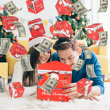 12pcs Surprise Gift Box Explosion, Merry Christmas Folding Bouncing Envelope (Red) BIXMK