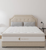 KOANTTI Queen Size Mattress,10 Inch Grey Memory Foam Hybrid Queen Mattresses in a Box,Individual Pocket Spring Breathable Comfortable for Sleep Supportive and Pressure Relief,CertiPUR-US. KOANTTI