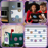 Zonon 12 Pcs Refrigerator Diamond Painting Magnets Easy Diamond Art Painting Magnetic Stickers Kits Fridge Magnets for Adults DIY Home Decors(Classic Mandala) Zonon
