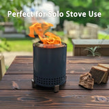 Pizza Oven & Cooking Wood – Mini Kiln-Dried Oak, 6-Inch Logs, 15lb Box – Bark-Free Firewood for Ooni, Gozney, Solo Stove & More – High Heat, Long-Lasting Burn for Grilling, BBQ & Smoking Gimgsoen