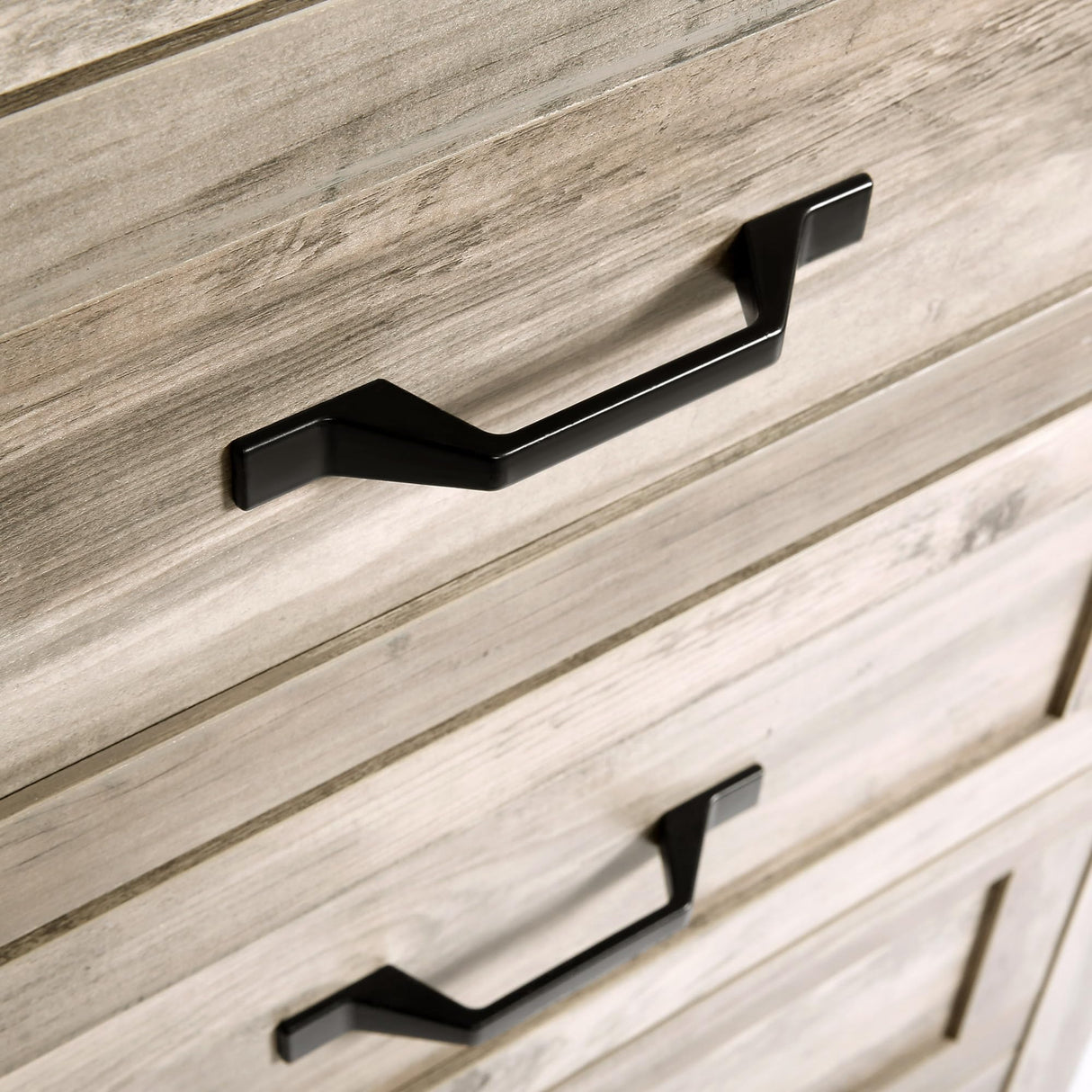 NEDYO Farmhouse 4 Drawer Dresser, Wood Rustic Tall Chest of Drawers, Wooden Dresser Storage Organizer Cabinet for Bedroom Living Room Hallway and Entryway. Light Rustic Oak NEDYO