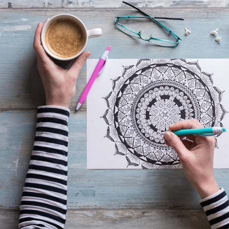 Leisure Arts The Best Of Color Art For Everyone Adult Coloring Book For Women And Men, 8.5" X 10.75" - Over 90 Designs - Stress Relieving Adult Coloring Books LEISURE ARTS