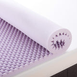 Best Price Mattress 2 Inch Egg Crate Memory Foam Mattress Topper with Soothing Lavender Infusion, CertiPUR-US Certified, Dorm Essentials, Full Best Price Mattress