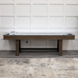 American Legend Stonebridge 9’ LED Light Up Shuffleboard Table with Bowling American Legend