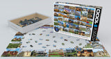 EuroGraphics Castles and Palaces Globetrotter Jigsaw Puzzle (1000 Piece) (6000-0762) EuroGraphics